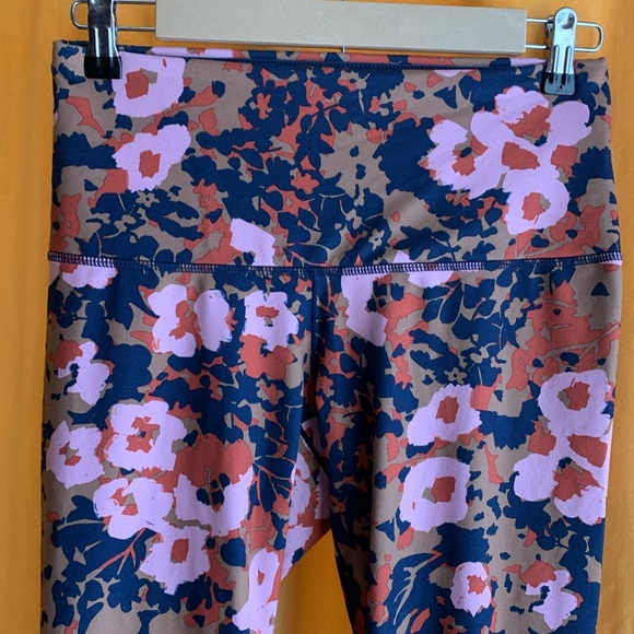 Prana yoga pants size medium floral print stretch pants leggings - Picture 3 of 5